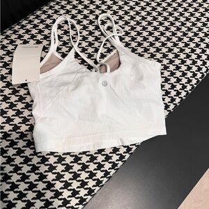 Lululemon crop ribbed tank top